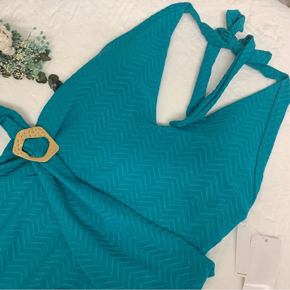 NWT TRINA TURK EMPIRE HALTER ONE PIECE - Picture 10 of 14